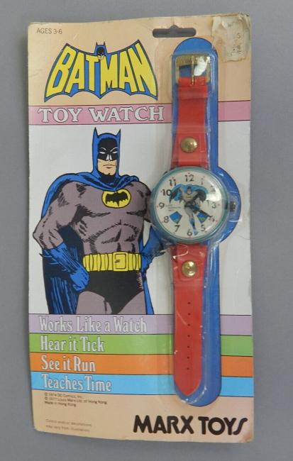 1977 Vintage New DC Comics Batman Toy Watch Marx